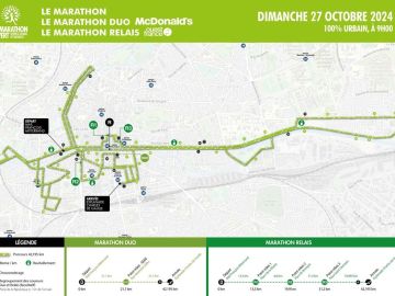 [Parcours Marathon Vert 2024] Il est temps de vous dévoiler les parcours que vous attendez le plus : celui des épreuves du marathon. 🏃🏽‍♂️ 
Seul, en duo, ou...