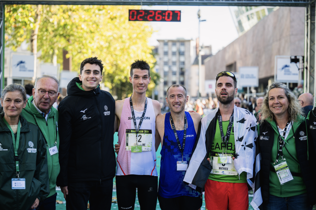 Arrivée du marathon vert de Rennes